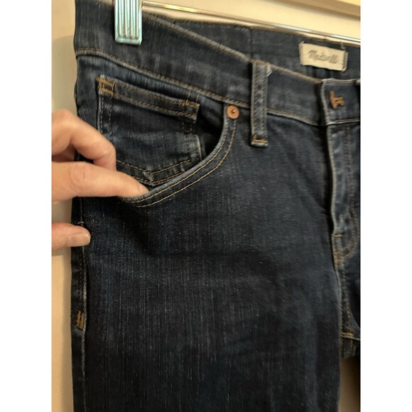 MADEWELL 8" Skinny Jeans Denim Dark Quincy Wash Women's 27 - Picture 3 of 10